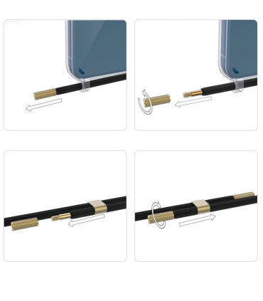 Etui FlexAir Chain przezroczysty iPhone 15 Pro styl i funkcjonalność