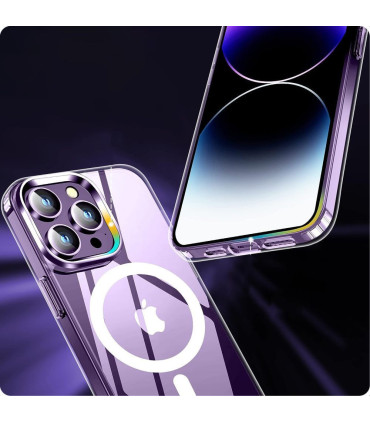 Etui FlexAir Hybrid przezroczysty iPhone 15 Pro ochrona i design