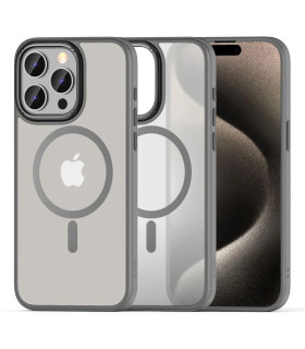 Etui MagMat 2 szary iPhone 15 Pro nowoczesność i ochrona