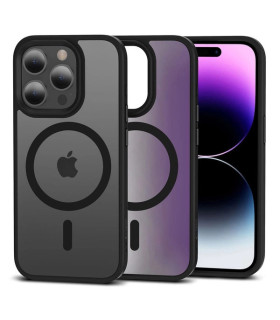 Etui MagMat czarny iPhone 15 Pro styl i ochrona