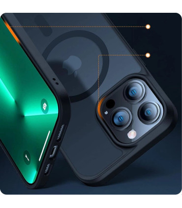 Etui MagMat czarny iPhone 15 Pro Max elegancja i wytrzymałość