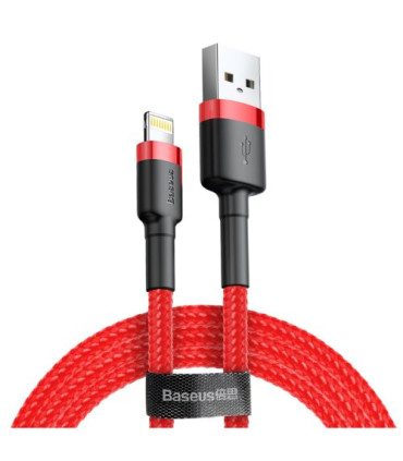 Baseus Cafule Cable USB/Lightning QC3.0 2.4A 1M (Czerwony)