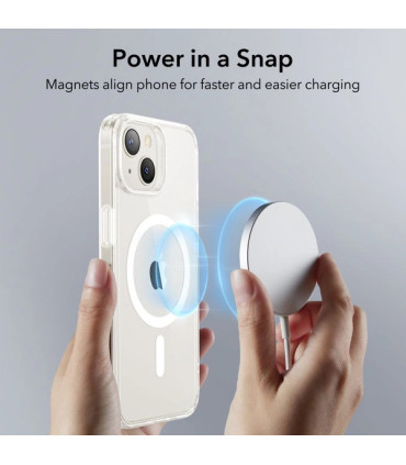 Etui ESR Classic Hybrid przezroczysty iPhone 13/14 ochrona i styl