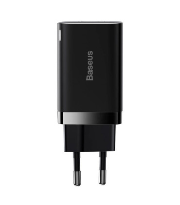 Baseus Super Si Pro USB/USB C 30W (Czarny/Biały)