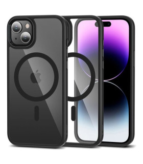 Etui Tech-Protect MagSafe na iPhone 15 Clear/Black