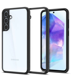 Etui Ultra Hybrid Czarny Samsung Galaxy A55 – Styl i Ochrona