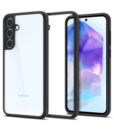 Etui Ultra Hybrid Czarny Samsung Galaxy A55 – Styl i Ochrona