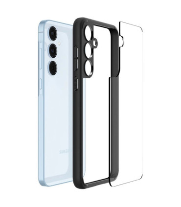 Etui Ultra Hybrid Czarny Samsung Galaxy A55 – Styl i Ochrona