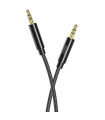 Kabel audio XO Czarny |  Jack 3.5 mm - Jack 3.5 mm