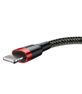 Kabel Baseus czarny/czerwony | USB-Light  2m