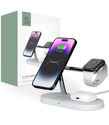Tech-Protect A12 indukcyjna 3w1 Biała