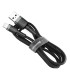 Baseus Cafule Cable USB/Lightning QC3.0 2.4A 1M (Czarno-szary)