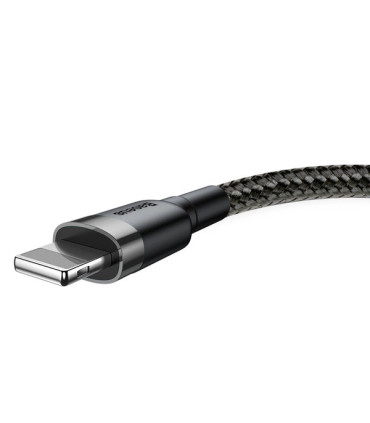 Baseus Cafule Cable USB/Lightning QC3.0 2.4A 1M (Czarno-szary)