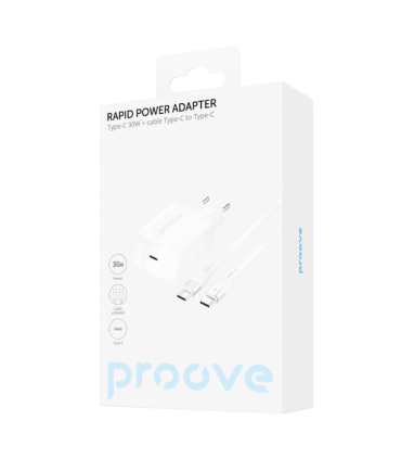 Ładowarka Proove 30W – Szybkie Ładowanie z Kablem Type-C