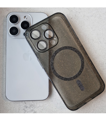 Glitter Magsafe Case do Iphone 13 Pro Max Black