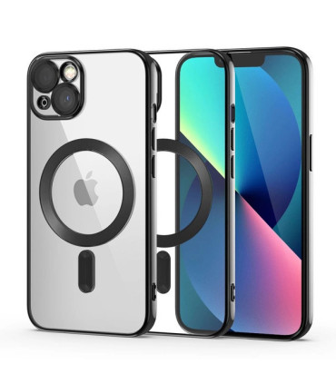 Etui Tech-Protect MagShine Line MagSafe iP13 Black