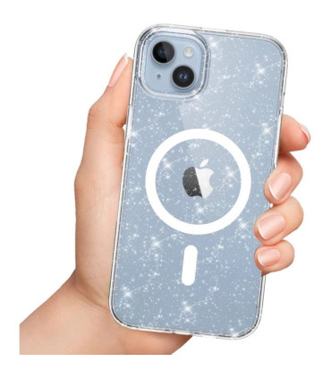 Etui Tech-Protect FlexAir iP 13/14 Glitter Clear