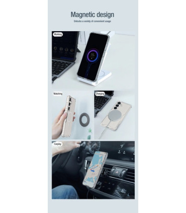 Etui Pancerne Nature Pro Samsung S24 – Przezroczysta Ochrona