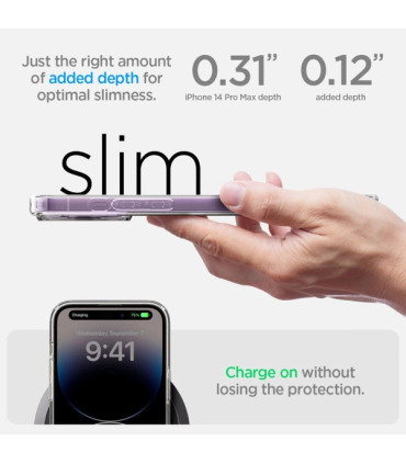 Spigen Ultra Hybrid Mag MagSafe iP14 Pro Clear