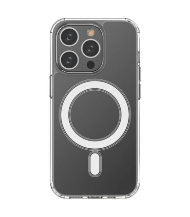 Etui Magnetic przezroczyste iPhone 15 Pro – styl i funkcjonalność