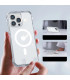 Etui Magnetic Defender przezroczysty iPhone 14 Pro Max – ochrona i styl
