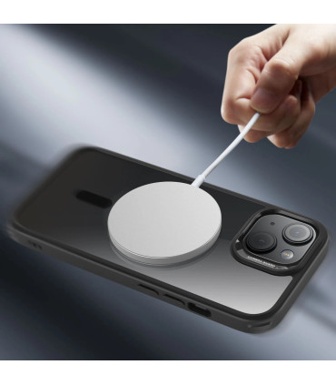 Etui Halolock czarny iPhone 15 – ochrona i MagSafe