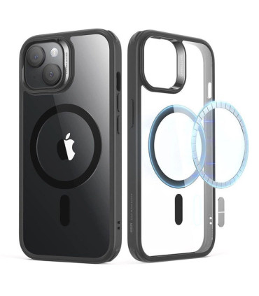 Etui Halolock czarny iPhone 15 – ochrona i MagSafe