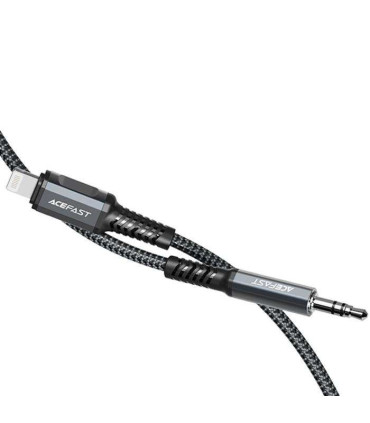 AceFast Aux - Lightning C1-06 (SZARY) | Smartfon Studio