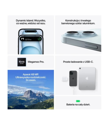 iPhone 15 Plus 128 GB Blue | Jak nowy