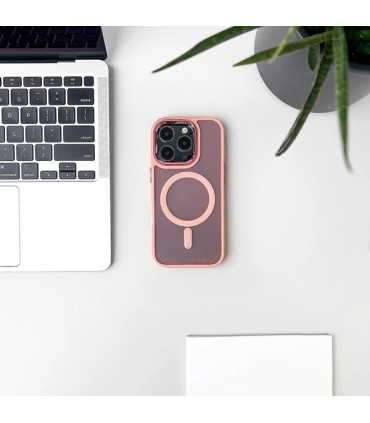 Etui Magnetic Collection iPhone 16 Plus – Różowy Styl