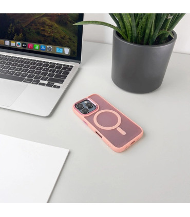 Etui Magnetic Collection iPhone 16 Plus – Różowy Styl