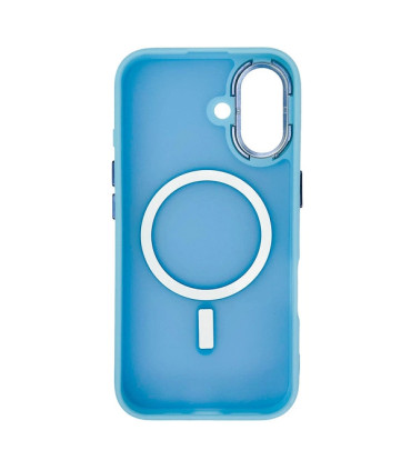 Etui Magnetic Collection iPhone 16 Plus – Jasnoniebieski Design