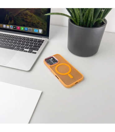 Etui Magnetic Collection MagSafe na iP 16 Orange