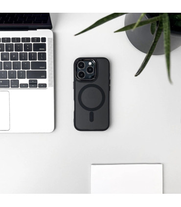 Etui Magnetic Collection iPhone 16 – Czarny Styl