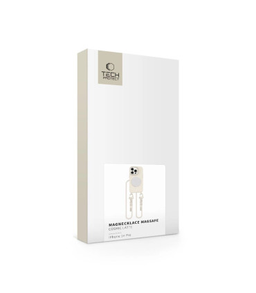 Etui Tech-Protect MagNecklace iPhone 14 Pro – Beżowy Styl