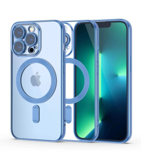 Etui Tech-Protect MagShine Niebieskie iPhone 13 Pro – Styl i Funkcja