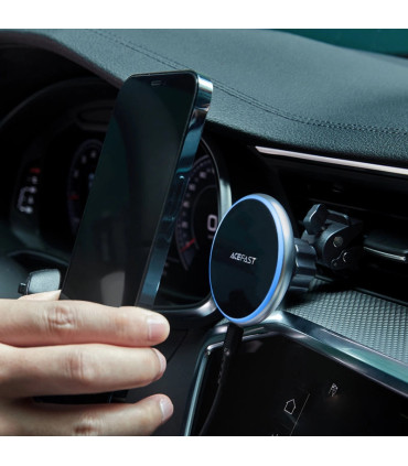 Acefast Uchwyt na kratkę Qi 15W D3 z MagSafe