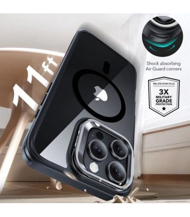 Etui ESR Halolock + Szkło Czarny iPhone 16 Pro Max – Kompleksowa Ochrona