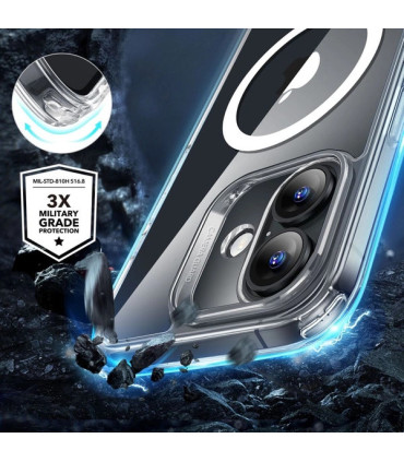 Etui ESR Halolock Przezroczyste + Szkło iPhone 16 Plus – Elegancka Ochrona