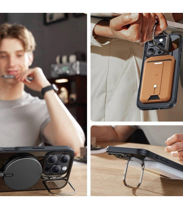 Etui ESR Halolock Półprzezroczyste + Szkło iPhone 16 Pro Max – Nowoczesna Ochrona