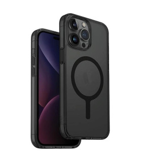 Etui UNIQ Magclick Czarny iPhone 15 Pro Max – Magnetyczna Ochrona