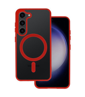 Etui Acrylic Czerwony | Samsung Galaxy S24 FE – Ochrona i Styl