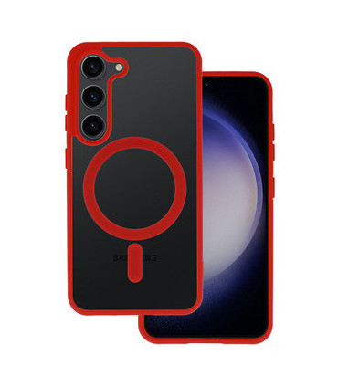 Etui Acrylic Czerwony | Samsung Galaxy S24 FE – Ochrona i Styl