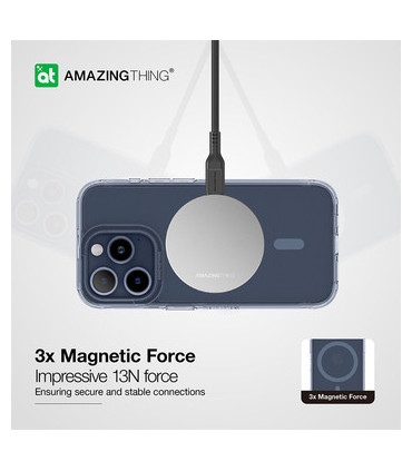 Etui Amazing Niebieskie iPhone 15 Pro Max – Stylowa Ochrona