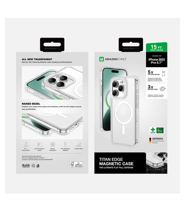 Etui Amazing Przezroczyste iPhone 15 Pro Max – Stylowa Ochrona