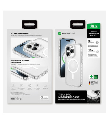 Etui Amazing Clear iPhone 15 Pro Max – Przezroczysta Ochrona