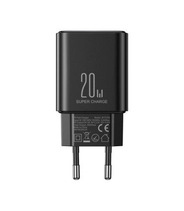 Ładowarka USB-C 20W PD Joyroom JR-TCF06 – Czarna, Szybkie Ładowanie