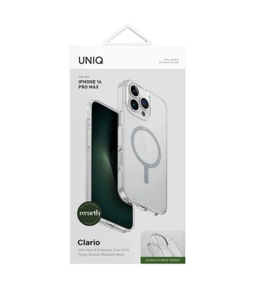 Etui Uniq Clario Magclick iPhone 16 Pro Max 6.9" – Przezroczyste