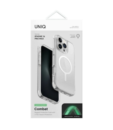 Etui Uniq Combat Magclick iPhone 16 Pro Max 6.9" – Białe