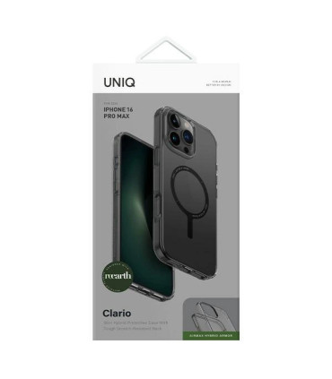 Etui Uniq Clario Magclick iPhone 16 Pro Max 6.9" – Smoke
